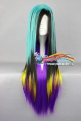 Косплей Парик HARAJUKU lolita mix color long straigh 80cm  (Lolly Style)