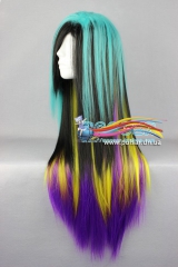 Косплей Парик HARAJUKU lolita mix color long straigh 80cm  (Lolly Style)