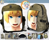 Рюкзак по мотивам Аниме сериала "Вторжение Гигантов" (Shingeki No Kyojin) модель Armin Alert
