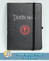 Скетчбук з обкладинкою з Еко Шкіри «Death Note» tape 02