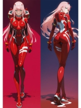 Дакимакура (подушка для объятий)  150 см «Милый во Франксе Darling Zero Two» tape 14