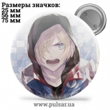 Значок Юрий на льду (Yuri on Ice) tape 62