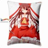 Прямоугольная Подушка в Аниме стиле 60 см  Touhou Project  модель "Reimu Hakurei "