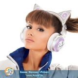 Оригинальные наушники, имитирующие кошачьи ушки, от фирмы Axent Wear Wireless Limited Edition Ariana Grande ( Bluetooth) Эксклюзивное издание