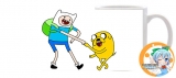 Чашка по мотивам мультсериала  "Время Приключений с Финном и Джейком " (Adventure Time with Finn & Jake) - Crazy Dance