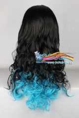Косплей Парик Лолли (Lolly Style) Black+Blue