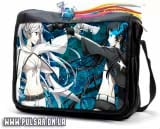 Сумка зі змінним клапаном "Black Rock Shooter-Black and White"