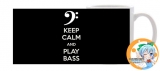 Чашка "Keep Calm and Carry On Ltd " модель "Keep Calm and Play Bass"