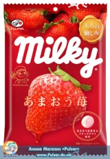 Жувальні цукерки Fujiya Milky Ameo cormorant strawberry 85g (Полуниця)