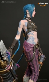 Оригинальная аниме фигурка &laquo;JND Studio - JINX of Arcane: League of Legends 1/3 Scale Statue&raquo;