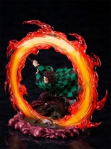 Оригинальная аниме фигурка &laquo;Demon Slayer: Kimetsu no Yaiba Mugen Train Arc Tanjiro Kamado Hinokami Kagura Hekira no Ten 1/8 Complete Figure (ANIPLEX+ Exclusive)&raquo;