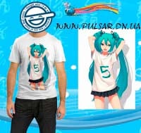 Футболка в стилі аніме "Pretty Miku"