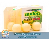 Жевательная резинка Marukawa BUBBLE GUM MELON FLAVOR со вкусом дыни 5,4 гр., (4 шарика по 1,35 гр.)