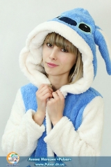 Халат - кигуруми "Blue Stich"