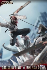 Оригинальная аниме фигурка &laquo;0715 Studio - Denji vs Devil of the Knife Chainsaw Man&raquo;