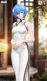 Оригинальная аниме фигурка &laquo;Cheongsam Asuka and Ayanami Rei-EVA-BBSD Studio&raquo;