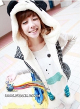 Теплое худи "Panda Syle' Корейская мода