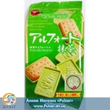 Шоколадне печиво "Bourbon Alfort" Green Tea
