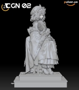 Оригинальная аниме фигурка &laquo;1/7 Scale Saigyouji Yuyuko-Touhou Project-ACGN 02 Studio&raquo;