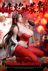 Оригинальная аниме фигурка &laquo;ATOPOS Studio - Flame Butterfly Girl Statue&raquo;
