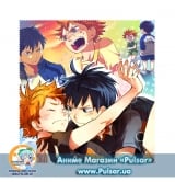 Салфетка микрофибровая Волейбол!! | HQ!! | Haikyuu!! для очков и телефонов, вариант 1