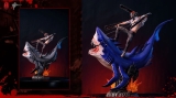 Оригинальная аниме фигурка &laquo;LC Studio Chainsaw Man Denji with LED FREE Pochita Statue GK&raquo;