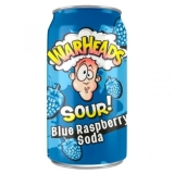 Напій &laquo;газований Warheads sour blue raspberry soda 330 мл&raquo;