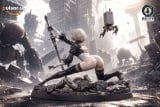 Оригинальная аниме фигурка &laquo;1/6 and 1/4 Scale NieR 2B Apocalyptic Warrior Maiden-NieR:Automata-Star Origin Studio&raquo;