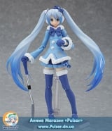 Оригинальная аниме фигурка Figma Snow Miku : Fluffy Coat Ver. (GSC online shop exclusive)