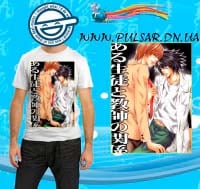 Футболка в стиле аниме "Death Note Yaoi"