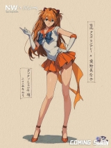 Оригинальная аниме фигурка &laquo;Night Wing Studio - Asuka Cosplay Sailor Moon Aino Minako Neon Genesis Evangelion&raquo;