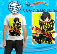 Футболка в стиле аниме "Durarara Orihara Izaya"