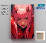 Картина [натуральный холст] &laquo;Darling in the Franxx-Zero two&raquo; tape 2