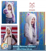 Зверошапка (SpiritHood) модель CAT UA ( Кошка)