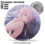 Значок Милый во Франкcе (Darling in the FranXX) tape 69