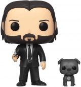 Funko Pop! Movies: John Wick - John in Black Suit with Dog Buddy
