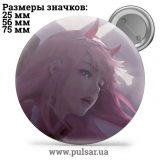 Значок Милый во Франкcе (Darling in the FranXX) tape 109
