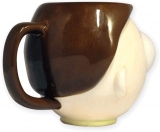 Фирменная скульптурная чашка Rick and Morty – Morty Smith Coffee Mug [WHITE BLACK MOLDED 16oz] Ceramic Anime Mug, Tea Mug, Science Fiction Anime Mug, Sanchez Face Molded Mug (OFFICIALLY LICENSED