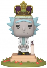 Вінілова фігурка Funko Pop! Deluxe: Rick and Morty - King of $#!+ with Sound