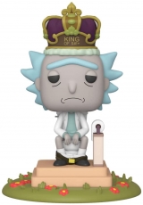 Виниловая фигурка Funko Pop! Deluxe: Rick and Morty - King of $#!+ with Sound