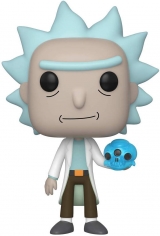 Виниловая фигурка Funko Pop! Animation: Rick and Morty - Rick with Crystal Skull