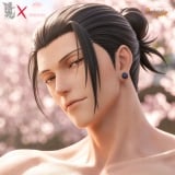 Оригинальная аниме фигурка &laquo;Handsome Man Geto-Jujutsu Kaisen-MOCHI Studio&raquo;