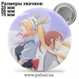 Значок Дракон-горничная госпожи Кобаяши (Kobayashi-san Chi no Maid Dragon) tape 01