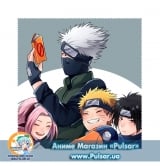 Салфетка микрофибровая Наруто (Naruto)  для очков и телефонов, вариант 11