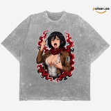 Футболка &laquo;Ahegao Collection ☀ Attack on Titan ➤ Mikasa Ackerman&raquo;