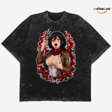 Футболка &laquo;Ahegao Collection ☀ Attack on Titan ➤ Mikasa Ackerman&raquo;