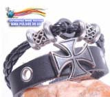 Браслет в стилі J-ROCK модель Stone Black Cross