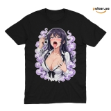 Футболка &laquo;Ahegao Collection ☀Seishun Buta Yarou ➤ Mai Sakurajima&raquo;