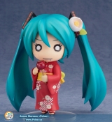 Оригинальная аниме фигурка Nendoroid Miku Hatsune Yukata Ver. Natsutsubaki