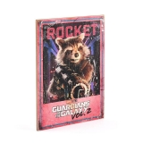 Деревянный постер «Rocket in frame»